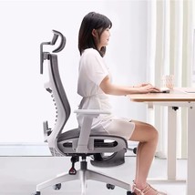 Ergonomic Computer Office Chairs Desk Mobile White Recliner Chair Living Room Fl - £694.88 GBP+