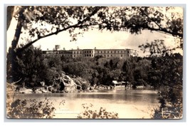 RPPC Chapultepec Castle From Below Mexico City Mexico Postcard H21 - £3.82 GBP