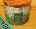 Bath &amp; Body Works Harvest Gathering  Scented Jar Essential Oil Candle 14.5 - £27.18 GBP