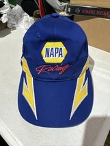 NAPA Racing Hat Cap Blue Strap Back 55 Toyota Michael Waltrip NASCAR - £7.77 GBP
