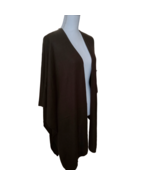 Forever 21 Women&#39;s Lightweight Knit Cardigan Dark Olive Green Size S Vin... - $33.31 CAD