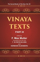 The Sacred Books Of The East (Vinaya Texts, PART-III: The Kullavagga [Hardcover] - £34.38 GBP