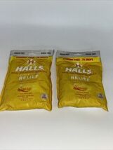2pk -Halls Honey Lemon-Sugar Free-Cough Drops - 70 per pk ~Read For Exp ... - $15.74
