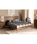 Jamila Walnut Brown Full Size Platform Bed - $409.00