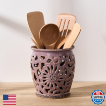JH JIEMEI HOME Farmhouse Kitchen Utensil Holder Ceramic Large Cooking Cr... - $41.40