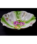 PS Germany Antique Edwardian Porcelain Serving Bowl 10.5&quot; Hand Painted S... - €49,81 EUR
