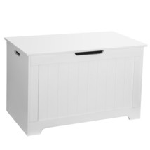 Box Entryway Storage Chest Bench With Safety Hinge Organizer Mdf Store Toys - £74.43 GBP