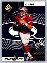 1998 UD Choice #SR14 Steve Young / R.W. McQuarters StarQuest/RookQuest Blue - £1.59 GBP