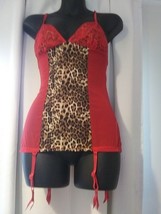 baci lingerie LACE MINI SKIRT Red One Size Z - $266.28 MXN