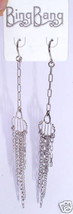 BING BANG Deco Fringe Sterling Silver Earrings NEW! - $49.99