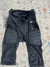 Nike Dri-Fit 5-Pad Black Football Practice Pants Youth Size L no shin pads - $21.78