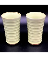 2 The Essex Collection Celery Green Vases 4.75&quot; Ceramic Thailand - £11.18 GBP