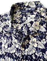 Soft ARROW Floral Hawaiian BurstCotton Rayon Camp Shirt LARGE Vinatge Like New - £34.47 GBP