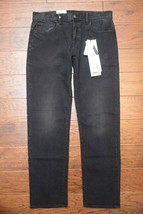 Armani Exchange A|X J16 Men Straight Fit Charcoal Stretch Cotton Jeans 31L 31X34 - £48.49 GBP