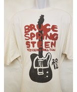 BRUCE SPRINGSTEEN - ORIGINAL 2012 TOUR CONCERT TOUR 2XL T-SHIRT *LAST ONE* - $31.00