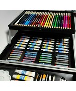 New Sealed 126 Piece Art Set Aluminum Carrying Case Kids Artwork Adults ... - €13,33 EUR