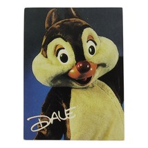 Vintage Dale 1992 Walt Disney World Park Character Meeting Card w Fun Facts - $9.49