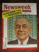 Newsweek Magazine March 14 1955 Treasury George M. Humphrey - £6.08 GBP