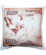 PILLOW DÉCOR The Love of Cats 17x17 Throw Pillow - €42,69 EUR