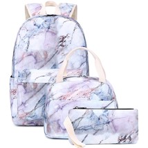 Teen Girls School Backpack Kids Bookbag Set With Lunch Box Pencil Case T... - £40.74 GBP