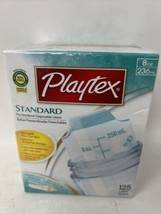 Playtex Standard 8oz Baby Bottle Disposable Liners Soft Collapsible 125 count - £30.41 GBP