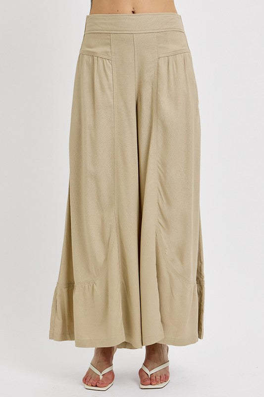 RISEN Shirring Detail Wide Leg Pants Item image 2