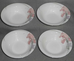 Set (4) Noritake New Decade Cafe Du Soir Pattern Cereal Bowls Made In Japan - £24.85 GBP