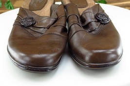 Earth Origins Size 8 M Brown Mule Shoes Leather Women - $19.75