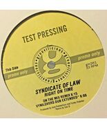 Syndicate Of Law ‎– Right On Time -12: Vinyl Record, Test Pressing Promo - $9.75 CAD