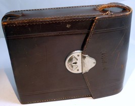 KODAK folding CAMERA MESSENGER CASE  leather genuine - vintage EOM - $44.46