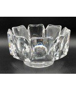 VINTAGE ORREFORS CORONA BOWL 7.5&quot; DIAMETER - $203.97 CAD
