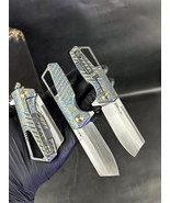 M390 Blade Folding Knife Titanium Handle Camp Hunting Tactical Pocket Knife - $1,779.15 MXN