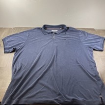 Tommy Bahama Shirt Mens 2XLB Blue Short Sleeve Polo Island Zone - $21.18