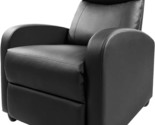 Living Room Recliner Chair, Pu Leather Adjustable Single Recliner Sofa H... - $429.99