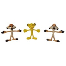 The Lion King Timon And Simba 4" Bendable Figures - Kellogg's - $7.70