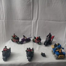 Large Imaginext DC Super Friends Batman Robin Catwoman Lot Vehicles Figures  - £27.14 GBP