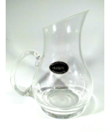 Lenox Viscount Clear Pitcher 6&quot; Full Lead Crystal W Etched Leaf, Selling... - $30.40 CAD