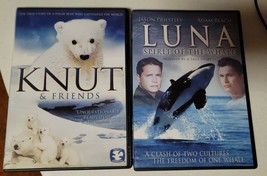 LOT OF 2 DVDs LUNA Spirit of the Whale / KNUT &amp; Friends Polar Bear True Story - £3.73 GBP