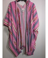 Free People Ponch Hoodie One Size Beach Multi Color - $81.51 CAD