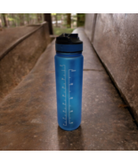 Set of 3 Sports Motivational Drinking WaterBottle With Time Marker 32Oz ... - $12.25