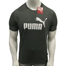 Nwt Puma Msrp $42.99 Elevated Essential Mens Gray Crew Neck Short Sleeve T-SHIRT - $14.79