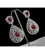 Certified Natural Burma Ruby Cabochon Rose Cut Diamond 18K Gold Cocktail... - $740,317.29 MXN