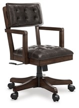 Breckington - Dark Brown - Home Office Desk Chair - $211.00