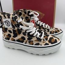Vans Mens Sentry WC Leopard Print High Sneakers Unisex Shoes 4.5M 6W - $45.00