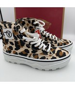 Vans Mens Sentry WC Leopard Print High Sneakers Unisex Shoes 4.5M 6W - $61.12 CAD