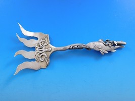Narragansett by Shiebler Sterling Silver Sardine Fork Pierced Octopus Se... - $1,975.05