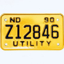 1990 United States North Dakota Utility Special License Plate Z12846 - $18.91 CAD