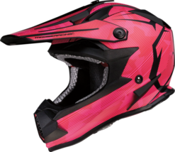Moose Offroad Youth F.I. Helmet - Agroid Camo - MIPS Pink/Red Large - £86.96 GBP