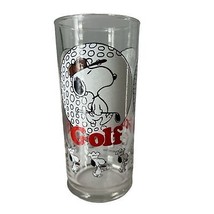 Peanuts 1958 Snoopy Golf glass Collectors drinking cup Schulz vintage golfer - £23.74 GBP