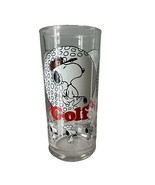Peanuts 1958 Snoopy Golf glass Collectors drinking cup Schulz vintage go... - £23.35 GBP